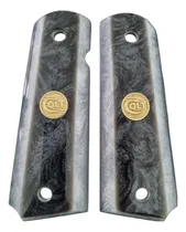 Comprar Cachas Nacaradas Gris\u002Fnegro Moneda  Logo Colt 1911 38 45
