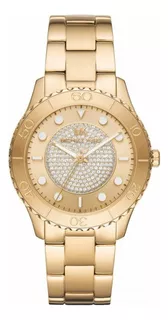 Reloj Michael Kors Mujer Dorado Cristales Mk6911