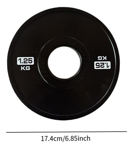Las Placas De Cambio Se Ajustan A Las Barras 1,25 Kg Negro