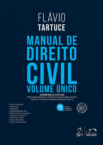 Manual De Direito Civil Flávio Tartuce Volume Unico