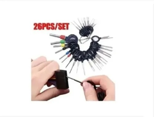 Kit 26 Extratores De Fiação Elétrica Conector Terminal