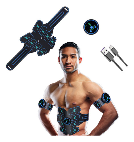 Estimulador Abdominal Eléctrico, Entrenador Muscular Abdomin