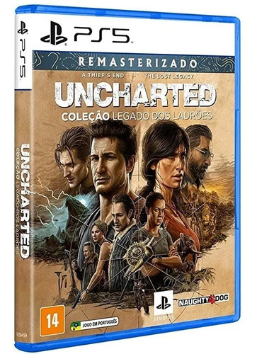 Uncharted: Legado dos ladrões ps5 mídia física