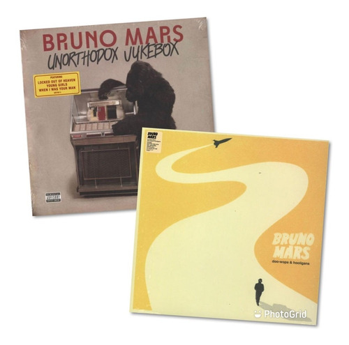 Vinilo Bruno Mars Pack Promocional N1 Nuevo Y Sellado