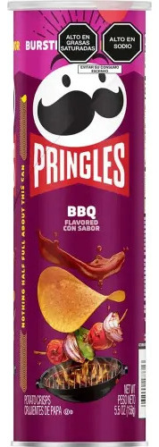 Pringles® Bbq 158g Importadas Usa Papas Fritas Americanas