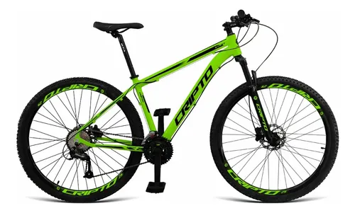 Bicicleta Aro 29 Cripto 27v Shimano Fr. Hidraulico Trava/k7