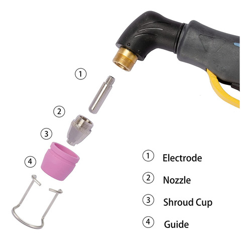 A Cortador De Plasma Ag60 Sg-55 Wsd-60, Cortador Con Punta