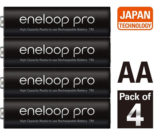 Imagen 3 de 4 de Pilas Recargables Panasonic Eneloop Pro 2550mah Pack X4