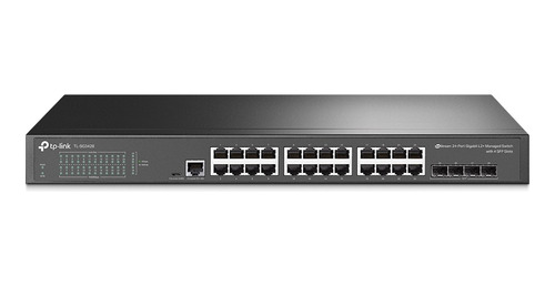 Switch Administrable Tplink Tl Sg3428 24 Puertos + 4 Sfp L2