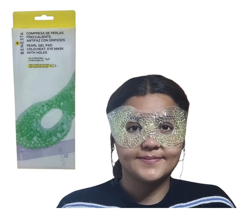 Compresa Frio/caliente Antifaz Con Orificios Benesta Alivio