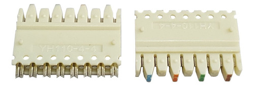 Kit Bloco Idc 110 De 100 Pares Para Rack 19 (25 Peças)