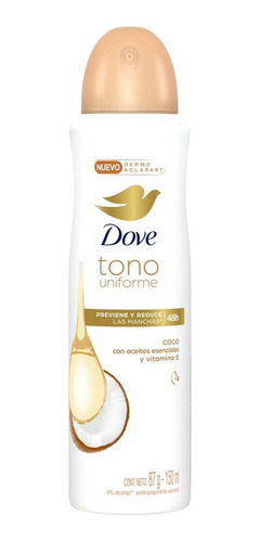 Desodorante Dove Clear Tone Women - mL a $173