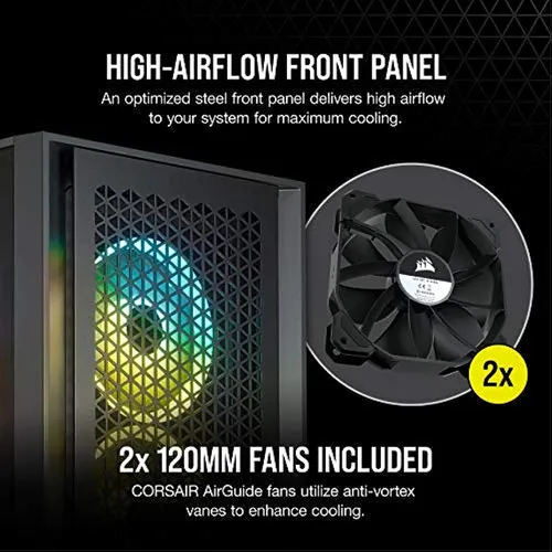 Carcasa Para Pc Atx De Torre Intermedia De Vidrio Templado C