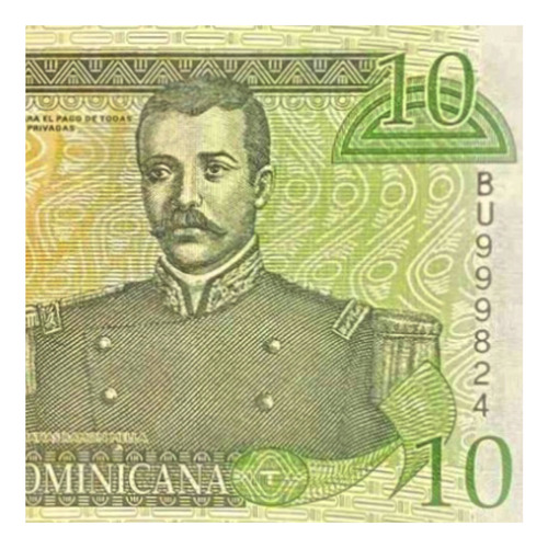 Republica Dominicana - 10 Pesos - Año 2001 - P #168