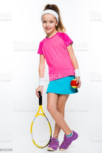 Imagen 2 de 3 de Raqueta De Tenis Niños, Niñas Aluminio 52x23 Cm