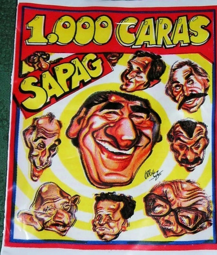 Sobre Retro Las 1000 Caras De Sapag Mascaras Famosos .