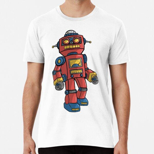 Remera  Ciencia O Ingeniería. Diseño De Robot Retro Vintage 