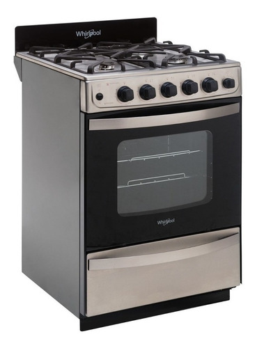 Imagen 2 de 4 de Cocina Whirlpool Wfx57di Multigas 4 Hornallas Fundicion