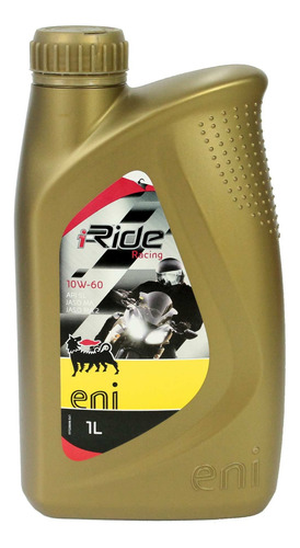 Aceite Eni I-ride Racing 10w60 1 L 100% Sintético Premium