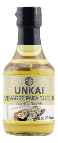 Vinagre Para Sushi Unkai 200ml