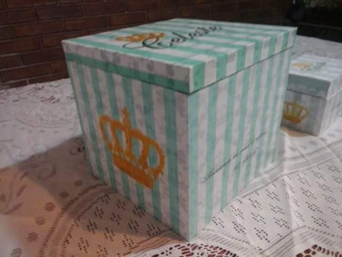 Imagen 4 de 8 de 2 Cofre De Madera Premium Personalizado Grandepara Cintas