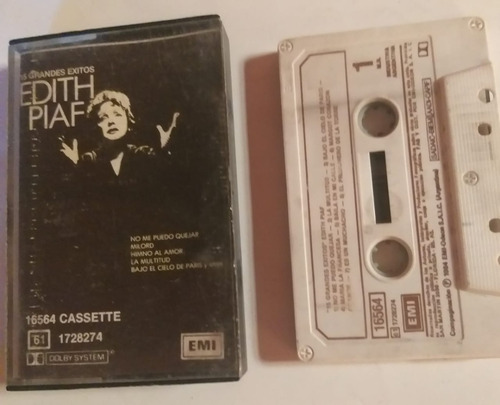 Edith Piaf - Grandes Exitos - Casette