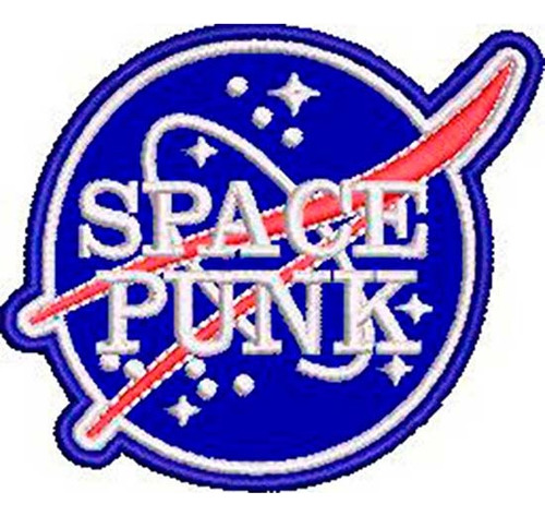 Patch Bordado Space Punk 8x6,5 Cm Cód.5618