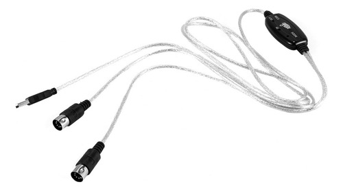 Usb In-out Midi Cable Convertidor Pc A Teclado De Música Ada