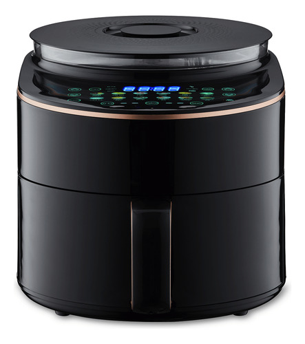 Air Fryer Hibrida 4,5 L Fritadeira Vapor Multifuncional 127v Cor Preto 127