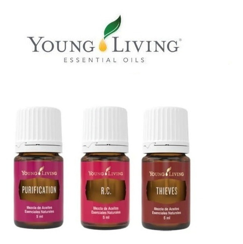 Nuevo Trio Aceites Thieves Rc Purification 5ml Young Living 