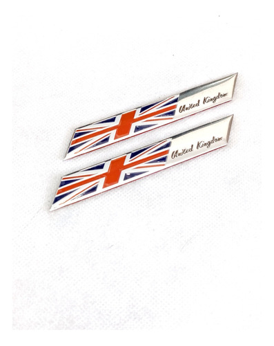 Par Emblemas Insignias Metálicos Inglaterra United Kingdom