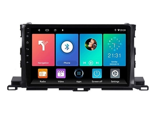 Estereo Toyota Highlander 2014-2019 Android Carplay 2+32g