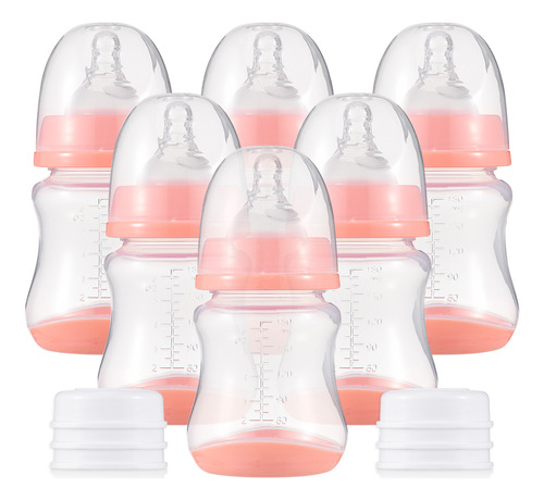 Milk Bottle Essentials, Botellas De 180 Ml De Orange Nipple