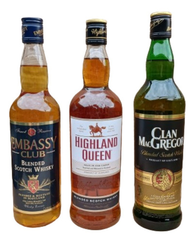 Whisky Escocés Caja Promoción 3 Variedades 