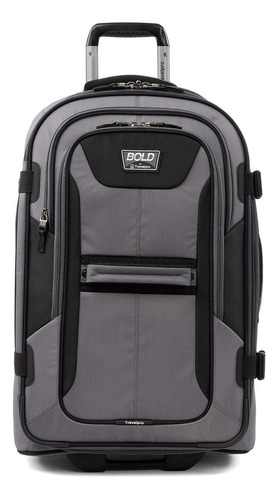 Travelpro Luggage Bold - Rollaboard Expandible De 22, Gris/. Color Gris/negro