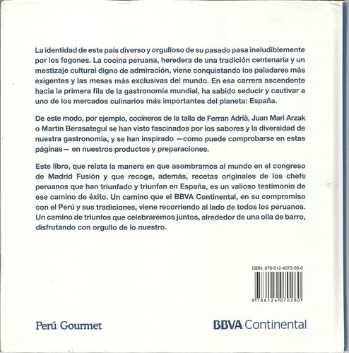 Imagen 3 de 3 de Perú En Boca Del Mundo El Triunfo De Nuestra Cocina Bbva