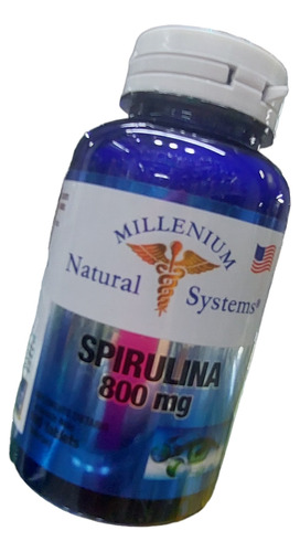 Spirulina De 800 Mg X 100 Tabletas Natur - L a $120