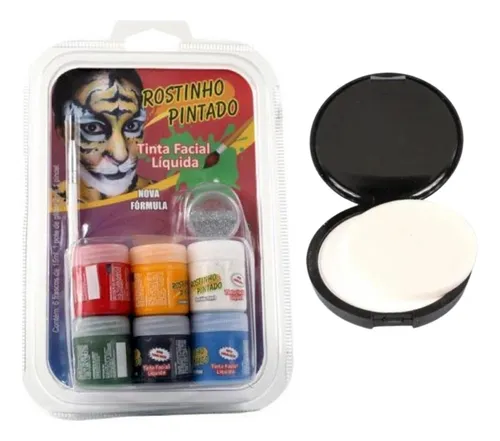 comprar Tinta Liquida Tradicionais Pintura Facial Com Pancake Branco