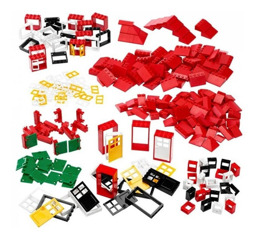 Imagen 2 de 3 de Set Puertas, Ventanas Y Tejas Lego Education