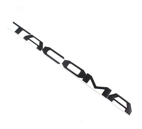 Emblema Tacoma Relieve Toyota 16-19 Negro/crom Autoadherible