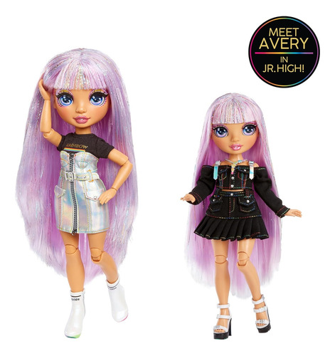 Rainbow High Junior Muñeca Avery Style .