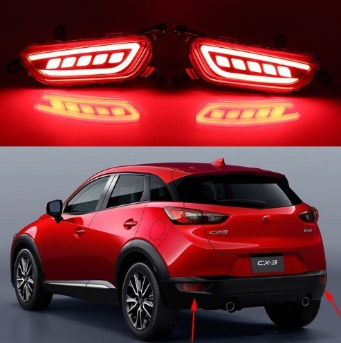 Mazda Cx-3 Luz Diurna Posterior 2015 Al 2017 Led  3 In 1