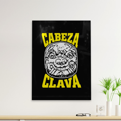 Cuadro Deco Cabeza Clava (d0907 Boleto.store)