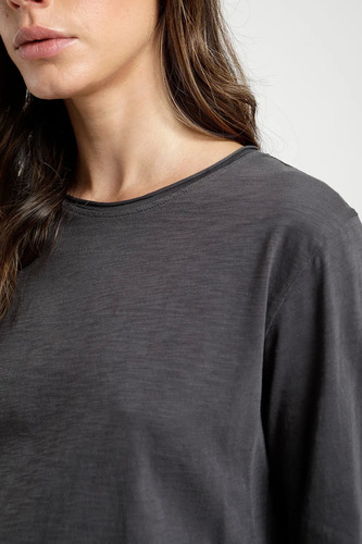 Polera Mujer Manga Larga De Algodón Orgánico Froens