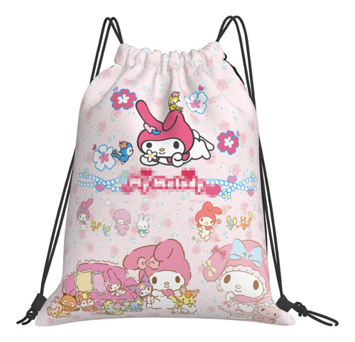 Bolsa Anime Cordon Para Niña Mujer Niño Bonita Gimnasio Bag