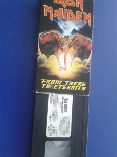 Iron Maiden From Here To Eternity Casset Vhs Original 1992