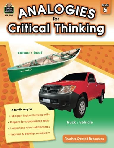 Book : Analogies For Critical Thinking, Grade 5 From Teache