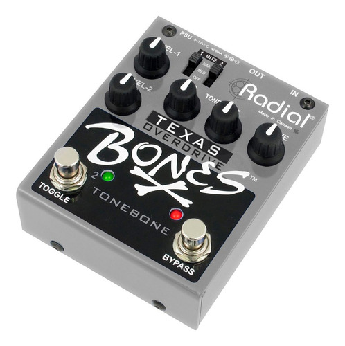 Radial Bones Texas Overdrive Pedal Efecto Guitarra