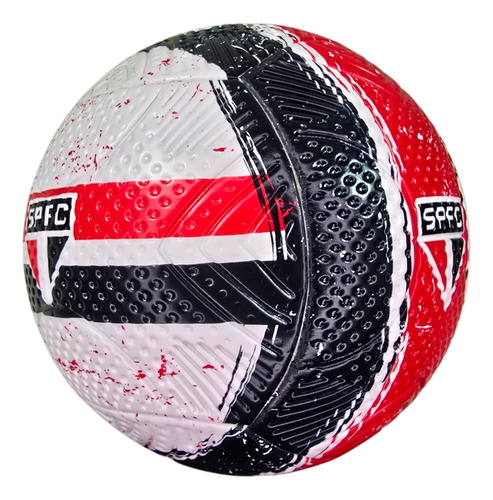 Bola De Futebol Profissional São Paulo Pvc Alta Durabilidade