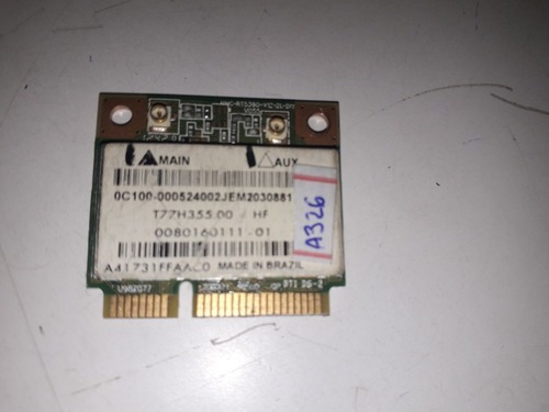 Placa Wifi Notebook Original A326